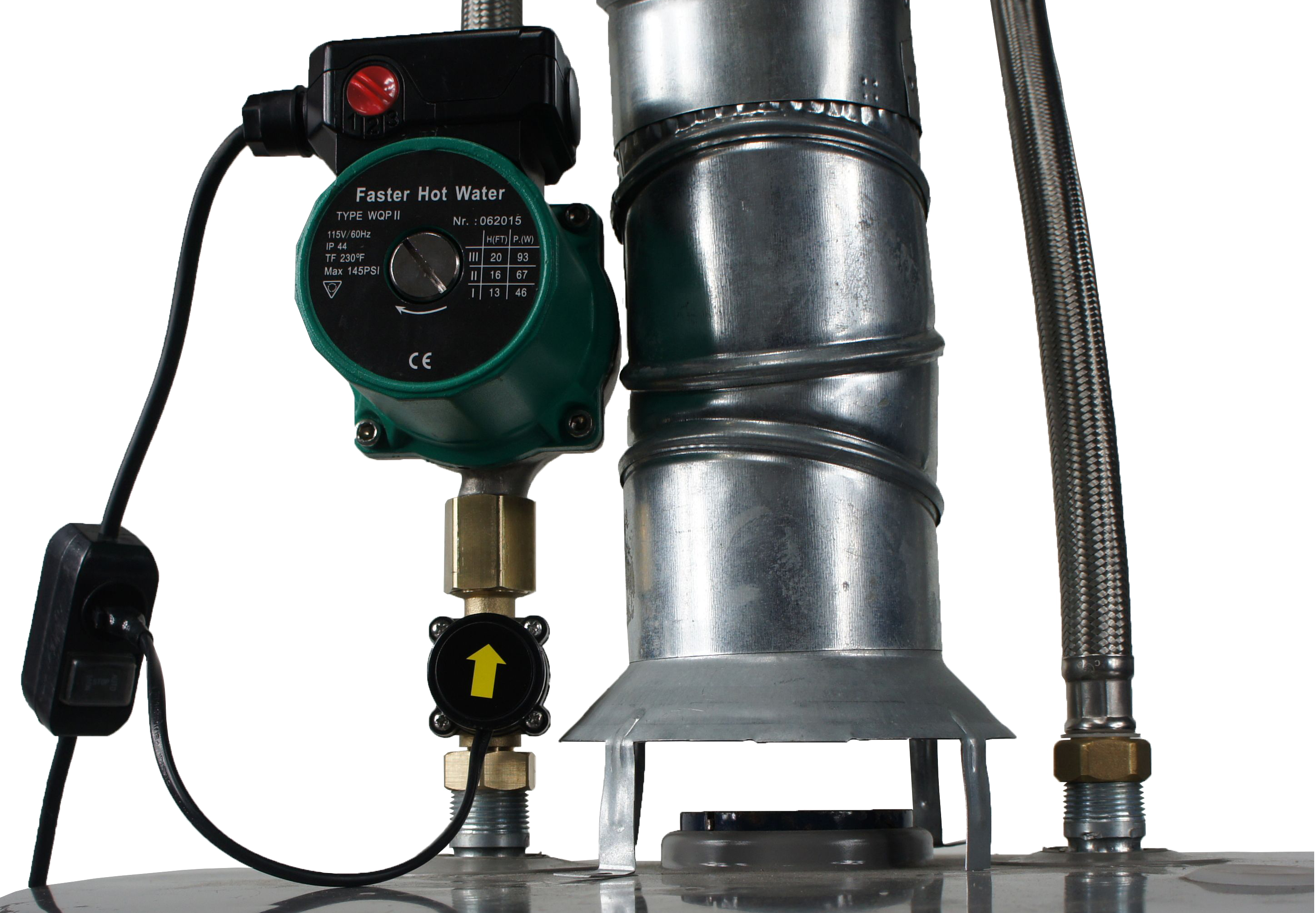 Circulation system for tank water heaters
